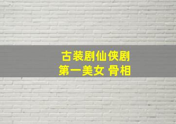 古装剧仙侠剧第一美女 骨相